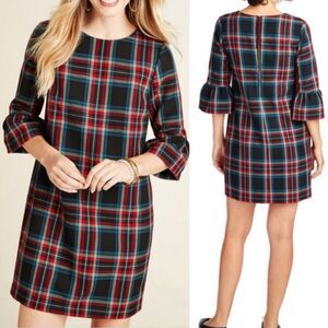 Vineyard Vines Tartan Plaid Dress, Size 14